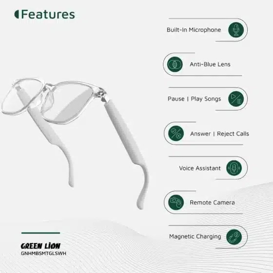 عینک هوشمند گرین لاین Green Lion Hamburg Smart Glasses